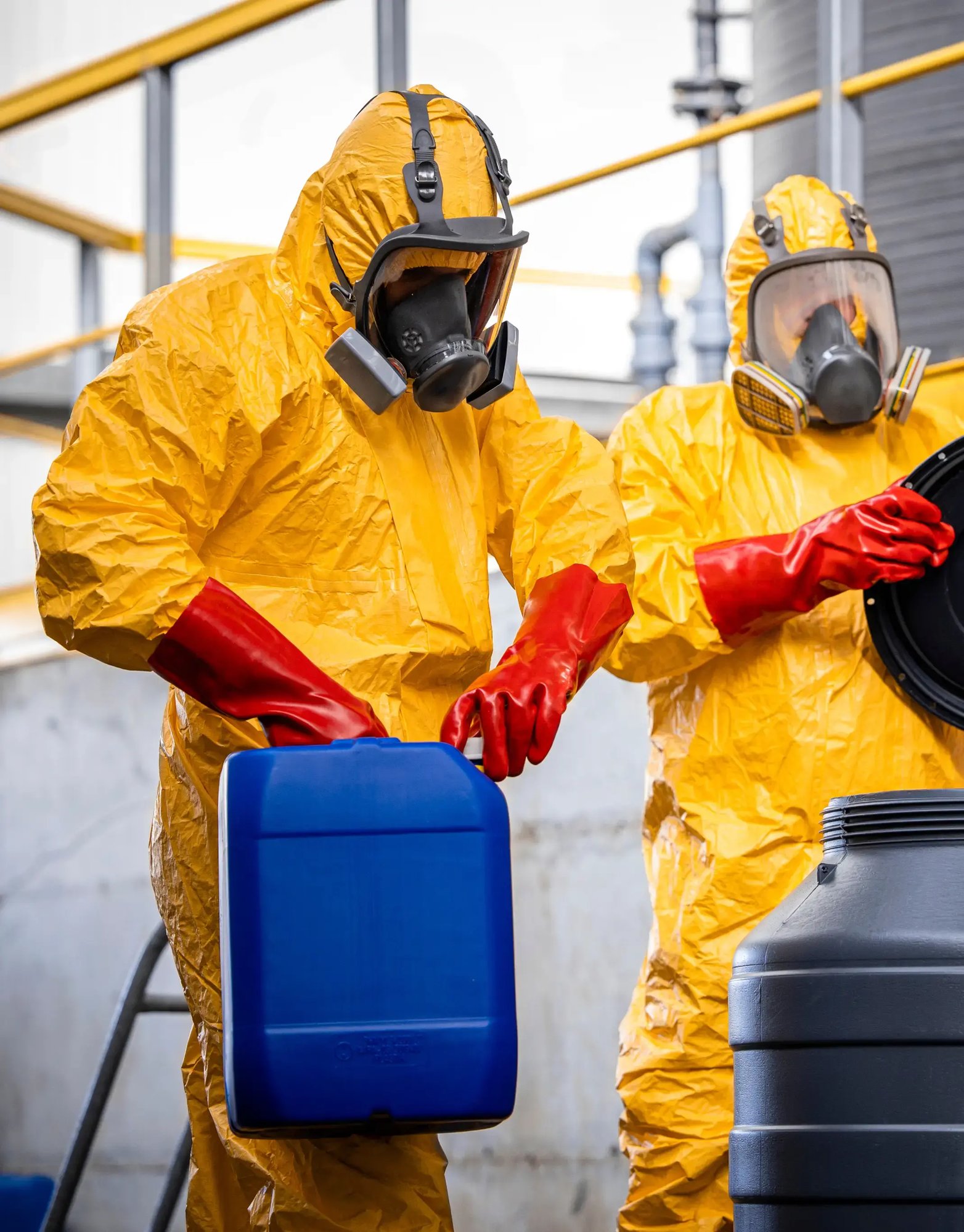 Two-workers-handling-chemicals