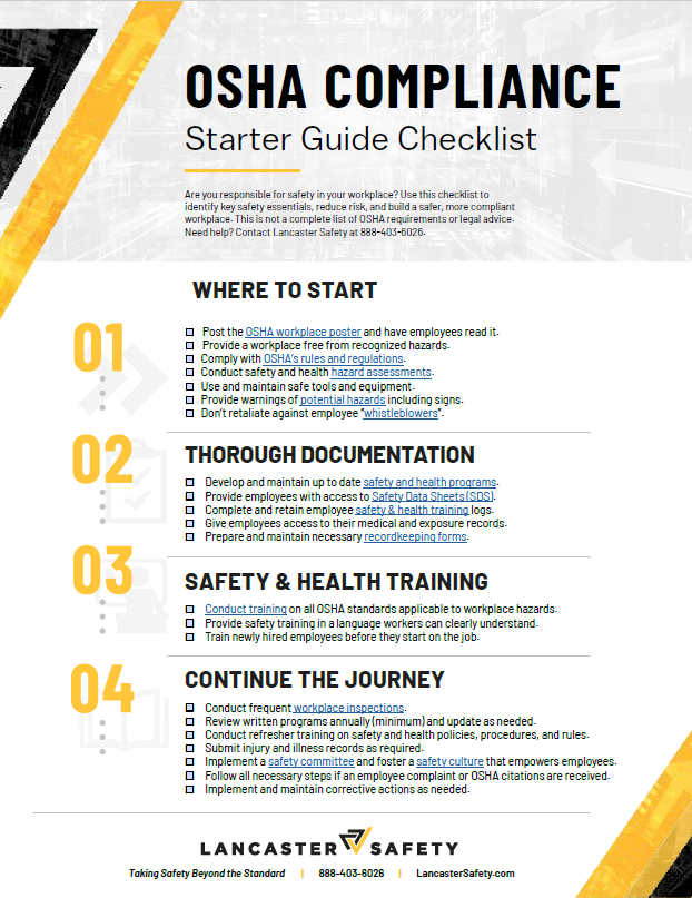 Lancaster Safety - Guide - OSHA Comliance starter guide_thumbnail
