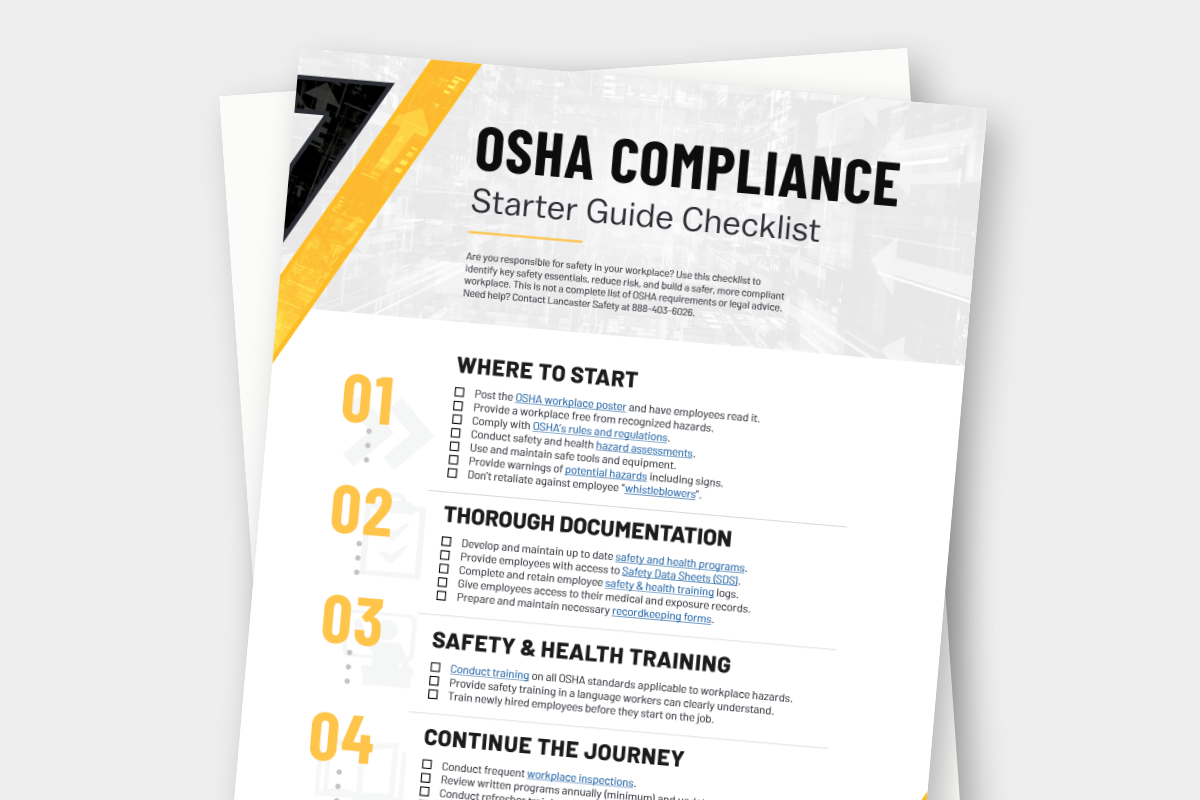 OSHA Compliance Starter Guide Checklist