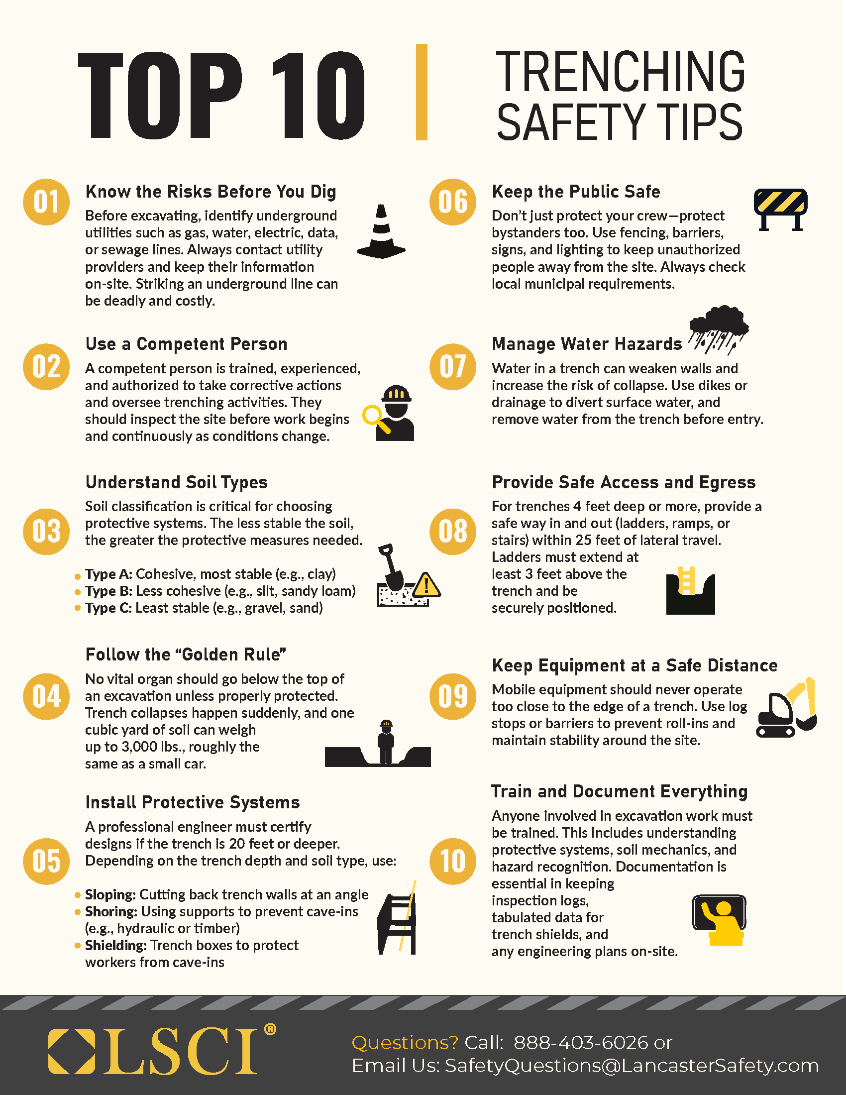 Lancaster Safety - Trenching & Excavating